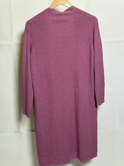 Plum Bliss Longline Shrug