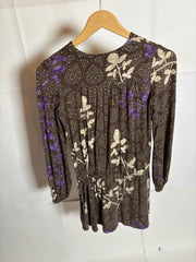 LIU-JO Floral Elegance Brown Dress