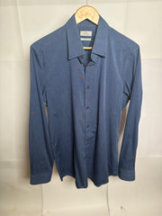 Next Blue Slim Fit Button Down Shirt