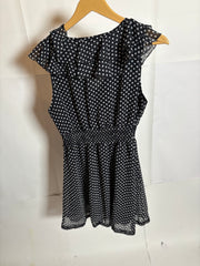 New Look Sleeveless Polka Dot Dress