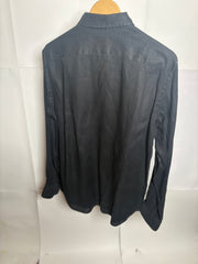 Uniqlo Formal Black Button Down Shirt