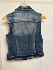 Denim Dream Sleeveless Blue Jacket