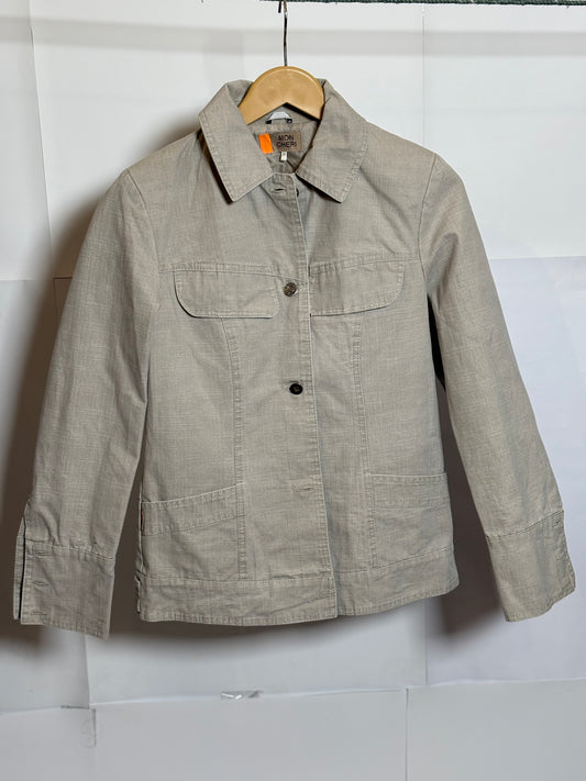 Classic Gray Buttoned Jacket