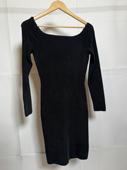 Sophisticated Black Full-Sleeve Bodycon