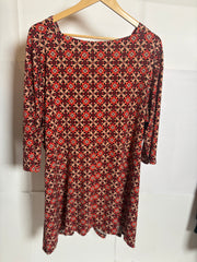 Anthology Red Floral Dress