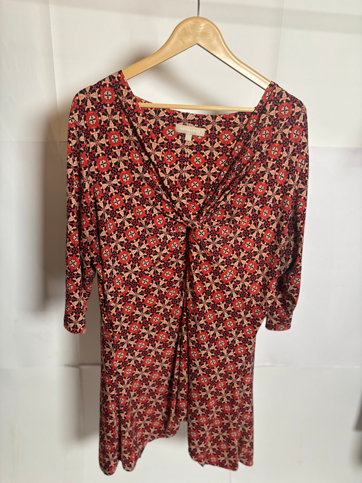 Anthology Red Floral Dress