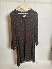 Grain de Malice Blooming Brown Dress