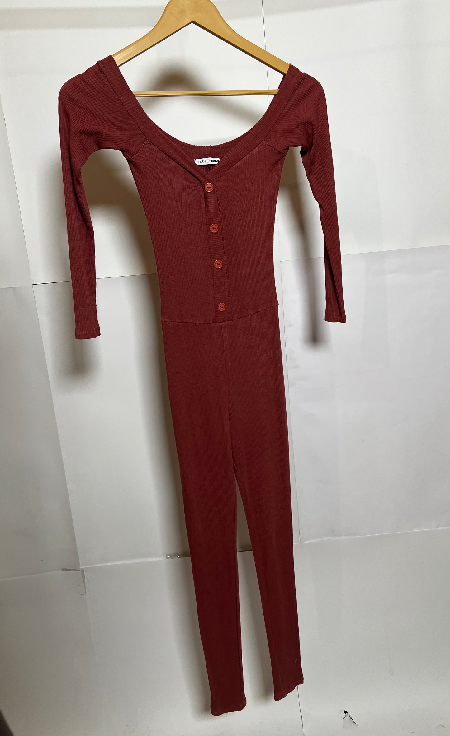 Radiant Red Full-Sleeve Bodycon Dress