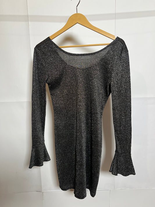 Grey Shimmer Bodycon