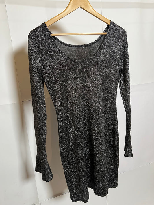 Grey Shimmer Bodycon