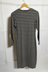 Grey Luxe Stripe Bodycon