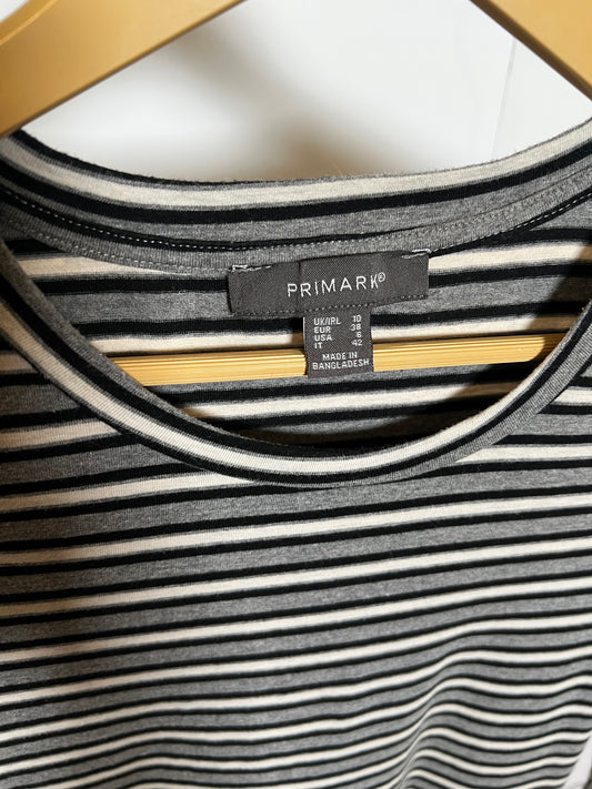 Grey Luxe Stripe Bodycon