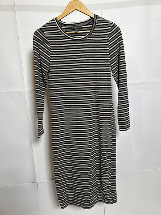 Grey Luxe Stripe Bodycon